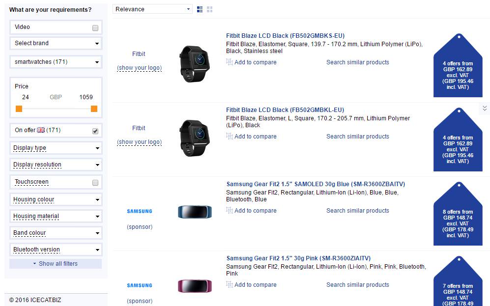 Smartwatches with searchables