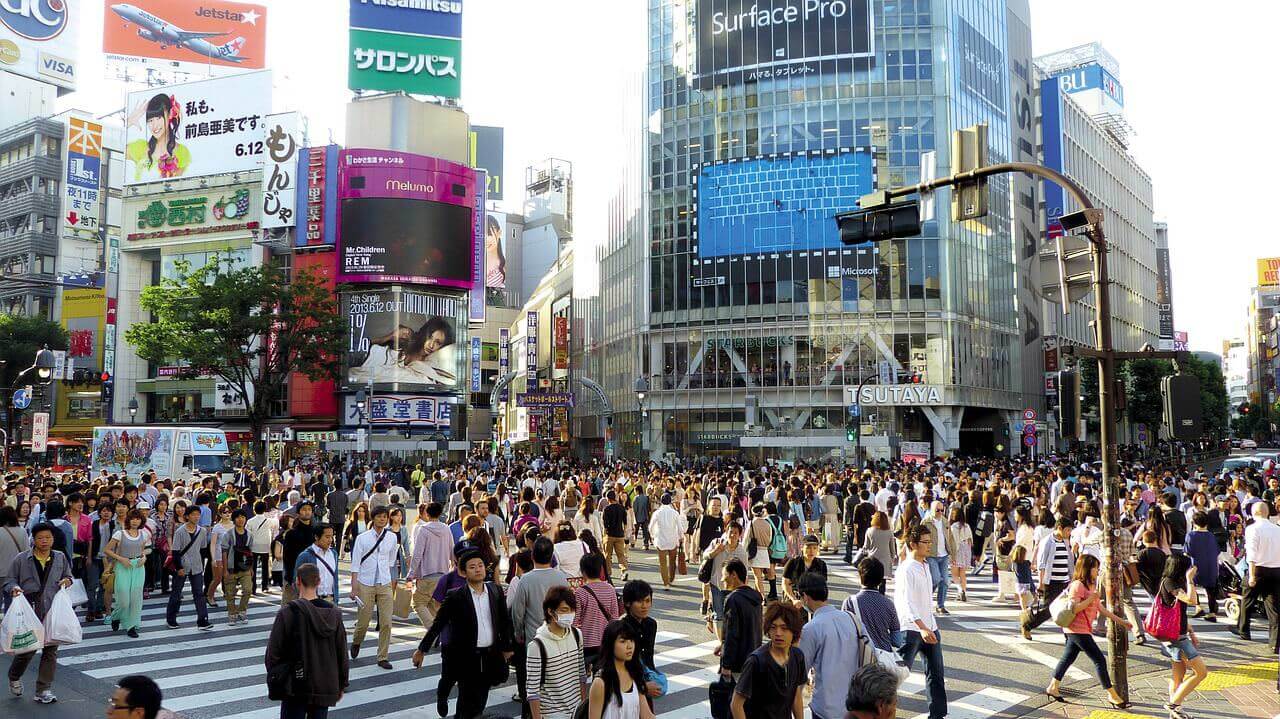 Japan shopping street