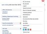 website hamburger menu